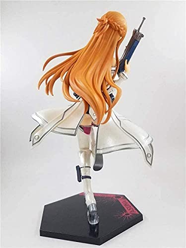 Art Online / Sao: Yuuki Asuna Figura de acción Anime Figurine Personaje Modelo 20cm PVC PVC Estatua hecha a mano Adornos de escritorio Coleccionables Papel Juguetes Muñecas Dollar regalos de cumpleaño