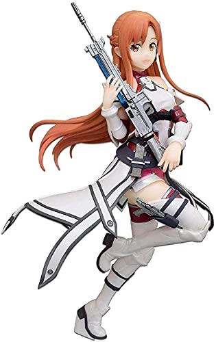 Art Online / Sao: Yuuki Asuna Figura de acción Anime Figurine Personaje Modelo 20cm PVC PVC Estatua hecha a mano Adornos de escritorio Coleccionables Papel Juguetes Muñecas Dollar regalos de cumpleaño