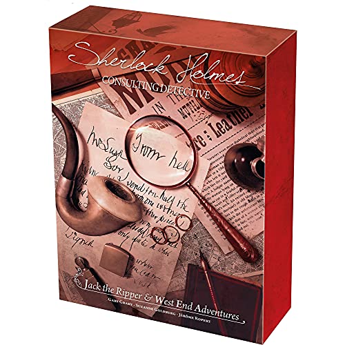 Asmodee editions Juego Sherlock Holmes Consulting Detective: Jack The Ripper and West End Adventures (Puede no Estar en español)