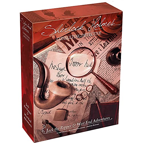 Asmodee editions Juego Sherlock Holmes Consulting Detective: Jack The Ripper and West End Adventures (Puede no Estar en español)