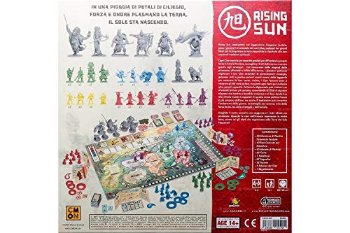 Asmodee - Rising Sun - Juego de Mesa con miniaturas, Multicolor, 10300