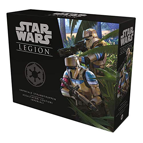 Asmodee- Star Wars: Legion Assaltatori Costieri Imperiali expansión Juego de Mesa con espléndidas miniaturas, Color, 10237