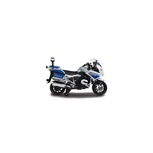 ATAA Moto de policía 12v R1200 - Gris - Grande Moto de policía con batería 12v para niños y niñas