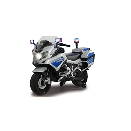 ATAA Moto de policía 12v R1200 - Gris - Grande Moto de policía con batería 12v para niños y niñas