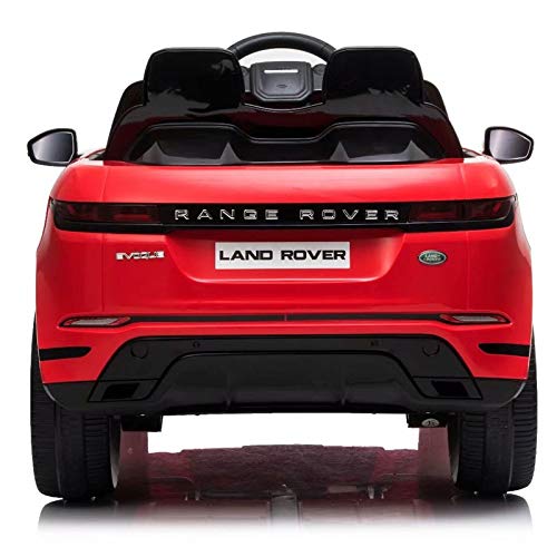 ATAA Range Rover Evoque 12v - Rojo - Coche de batería para niños Land Rover Range Rover Evoque con batería 12v