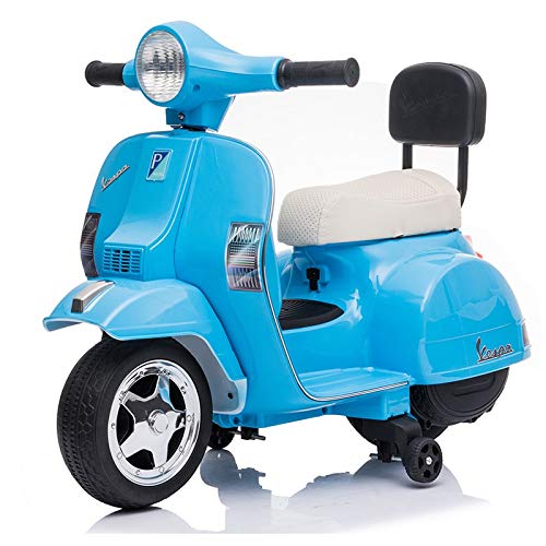 ATAA Vespa clásica PX150 Mini Oficial - Azul Moto eléctrica para niños Vespa clásica PX150