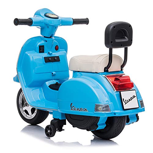 ATAA Vespa clásica PX150 Mini Oficial - Azul Moto eléctrica para niños Vespa clásica PX150