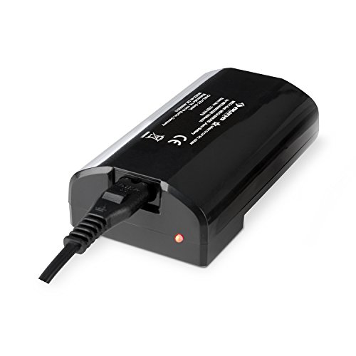 auna - MEGA080USB, Batería para megáfono, 1 Unidad, 1500 mAh, Luces led, Luz indicadora, Sustituto Pilas, 1 Cable de alimentación, Fácil Recambio Color Negro