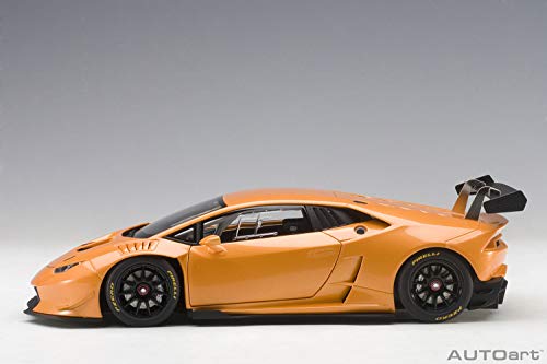 AUTOart – Miniatura de Coche Lamborghini Huracan Super Trofeo 2015 (Escala 1/18, 81558, Orange Borealis