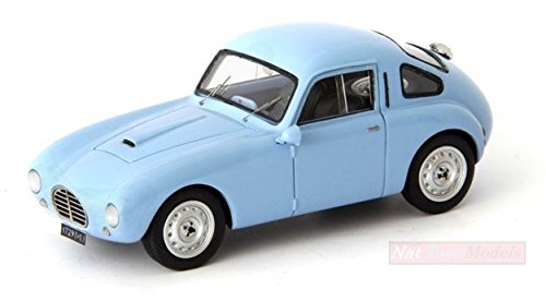 Autocult Modelo A Escala Compatible con BIZZARRINI MACHINETTA 500 1952 Light Blue 1:43 ATC05012