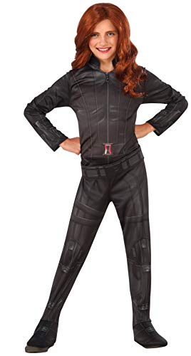 Avengers - Disfraz de Viuda Negra, Black Widow Classic para niña, talla 3-4 años (Rubie's 620767-S)