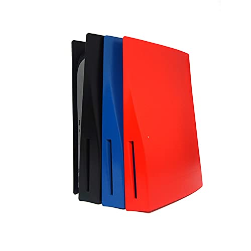 AXDNH Cubierta De Placa Frontal para Playstation 5 Host Gaming Console Funda Protectora Panel De Carcasa De Repuesto Antirrayas para PS5 Disc Edition,Azul