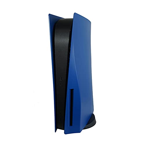 AXDNH Cubierta De Placa Frontal para Playstation 5 Host Gaming Console Funda Protectora Panel De Carcasa De Repuesto Antirrayas para PS5 Disc Edition,Azul