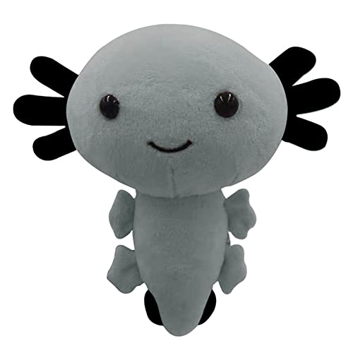 Axolotl Peluche De Peluche Animal Axolotl Muñeca De Peluche Suave Suave Linda Rosa Simulación Animal Peluches Relleno Muñeca Gris 20 Cm