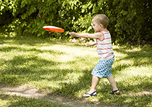 B. Toys voladores – 4 Coloridos frisbees – Disc-Oh-Deportes al Aire Libre niños-Juego Activo-Jardín, Parque, Playa-4 años + (Branford Ltd. BX1937Z)