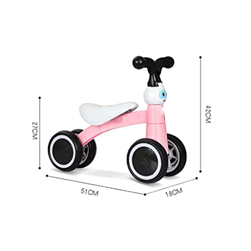 Baby Trike Trike PresentTrike Baby Balance Bike, Pedal- Free Balance Bike Walking Balance Training Bicicleta antideslizante 4 ruedas son muy adecuadas para niños de 1 a 3 años, azul (color Happy