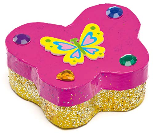 Baker Ross Pegatinas de Espuma con Forma de Mariposa para Artesanía Perfectas para Decorar Tarjetas Álbumes Collages y Otras Manualidades de Niños (Pack de 12) (EF805)