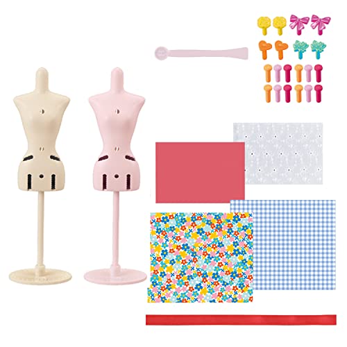 BANDAI Harumika 40436 - Kit de diseño de flores Gingham - Kit de manualidades - Crea tu propia moda sin aguja e hilo