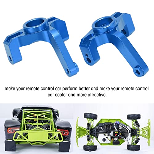 Bandeja de Dirección RC, de Metal, Fácil de Instalar, Bandeja de Dirección Pequeña para LOSI 22S SCT 1/10, Tarjeta Corta de Tracción Trasera, Coche RC(Azul)