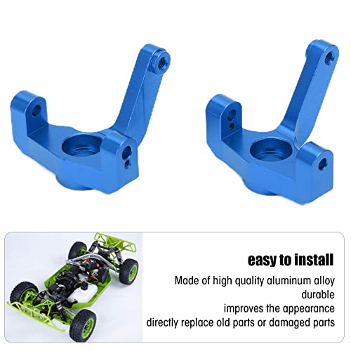 Bandeja de Dirección RC, de Metal, Fácil de Instalar, Bandeja de Dirección Pequeña para LOSI 22S SCT 1/10, Tarjeta Corta de Tracción Trasera, Coche RC(Azul)