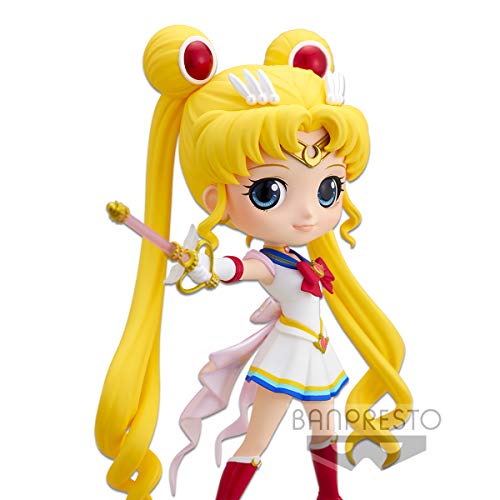 Banpresto Figura Q Posket Pretty Guardian Sailor Moon Eternal The Movie - Super Sailor Moon -Moon Kaleidoscope Version, Multicolor, BP17563