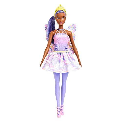 Barbie Dreamtopia- Muñeca Hada lila con accesorios (Mattel FXT02)