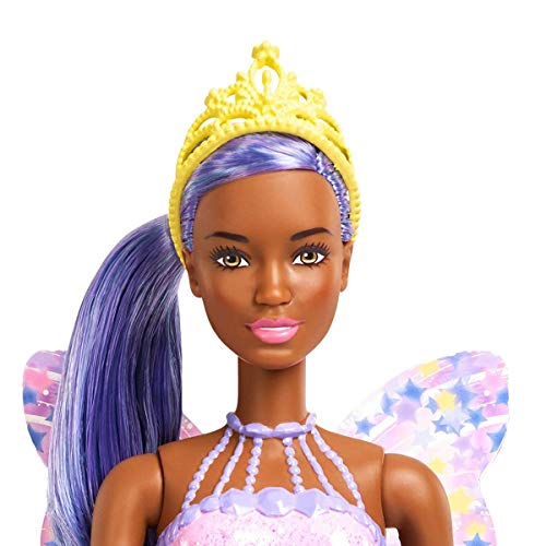 Barbie Dreamtopia- Muñeca Hada lila con accesorios (Mattel FXT02)