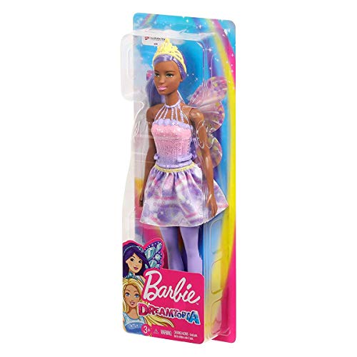 Barbie Dreamtopia- Muñeca Hada lila con accesorios (Mattel FXT02)