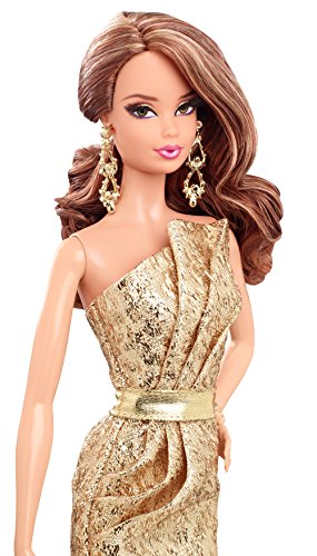 Barbie - Muñeca Look Gold Dress (Mattel CFP36)