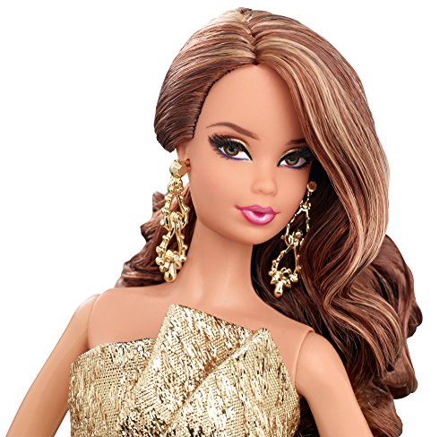 Barbie - Muñeca Look Gold Dress (Mattel CFP36)