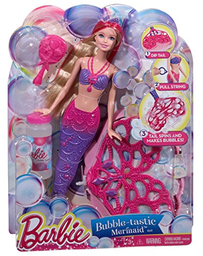 Barbie - Muñeca Sirena Burbujas mágicas (Mattel CFF49)