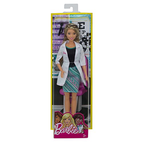 Barbie Quiero Ser oculista, muñeca con accesorios (Mattel FMT48)