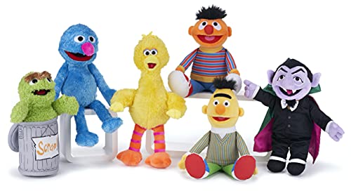 Barrio Sésamo | Juguetes blandos | Oscar el Grouch | Grover | Gran pájaro | Bert | Ernie | Conde de von Count (Ernie A)