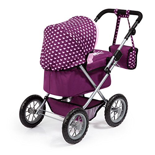 Bayer Design, Cochecito de muñeca, Trendy, Morado, Rosa, 13037AA