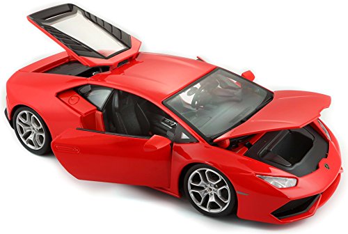 Bburago 15611038R - Maqueta de Lamborghini Huracán LP 610-4, Color Rojo