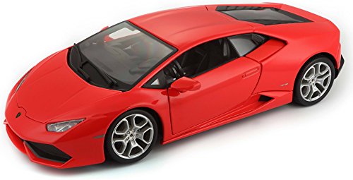 Bburago 15611038R - Maqueta de Lamborghini Huracán LP 610-4, Color Rojo