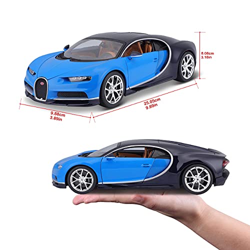 Bburago 18-11040 - Coche modelo Bugatti, azul, 1 unidad