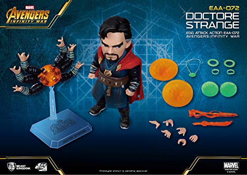 Beast Kingdom - Egg Attack Serie Marvel Figura Doctor Strange, Multicolor (Beast Kingdom EAA-072)