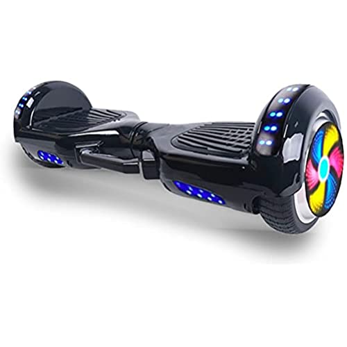 BEEPER - Hoverboard eléctrico de 6.5 '' con batería de Iones de Litio de 4.4 Ah, 2x350W RC3 (RC3-B Negro)