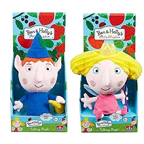 Ben & Pequeño Reino de Holly 18cm Talking Soft Peluches (English Version)