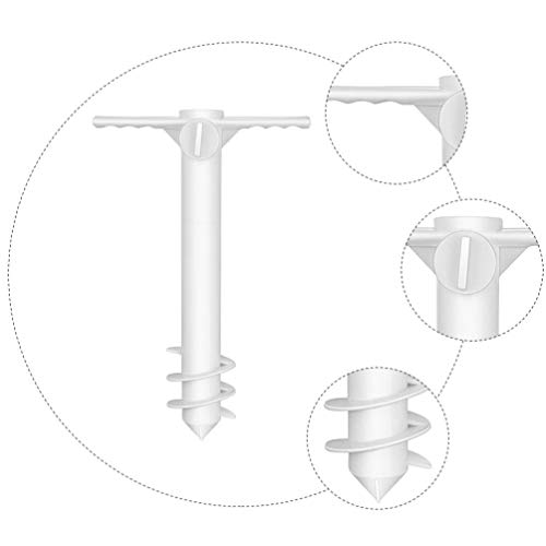 BESPORTBLE Sombrilla de Playa de Anclaje de Arena Soporte de Sombrilla de Playa Juego de Sombrilla Universal Soporte de Base de Espiga de Tierra