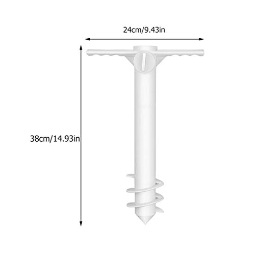BESPORTBLE Sombrilla de Playa de Anclaje de Arena Soporte de Sombrilla de Playa Juego de Sombrilla Universal Soporte de Base de Espiga de Tierra
