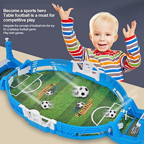 BESTCZ Mini Mesa de Futbolín Juegos para Niños, Juego de Fútbol de Escritorio Mini Juego de Mesa de Fútbol de Rompecabezas Regalo para Niños Adultos