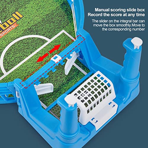 BESTCZ Mini Mesa de Futbolín Juegos para Niños, Juego de Fútbol de Escritorio Mini Juego de Mesa de Fútbol de Rompecabezas Regalo para Niños Adultos