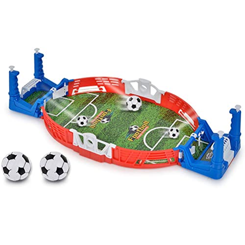 BESTCZ Mini Mesa de Futbolín Juegos para Niños, Juego de Fútbol de Escritorio Mini Juego de Mesa de Fútbol de Rompecabezas Regalo para Niños Adultos