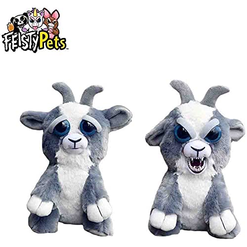 BESTWALED Feisty Pets Cambiar De Rostro Juguete De Peluche Juguetes De Los Niños Creatividad Cumpleaños Regalo Niño Niña Muñeco De Peluches Leopardo Rugiente L22CM Mascota Traviesa