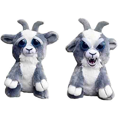 BESTWALED Feisty Pets Cambiar De Rostro Juguete De Peluche Juguetes De Los Niños Creatividad Cumpleaños Regalo Niño Niña Muñeco De Peluches Leopardo Rugiente L22CM Mascota Traviesa