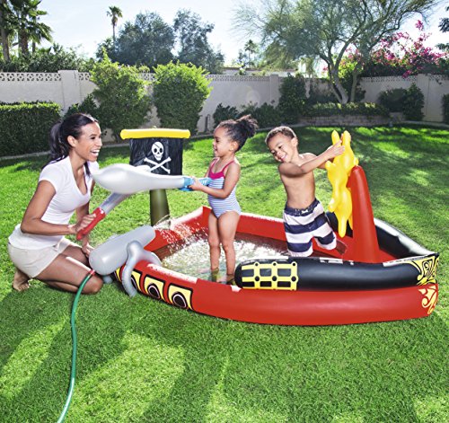 Bestway - Centro de juegos hinchable barco pirata (53041)