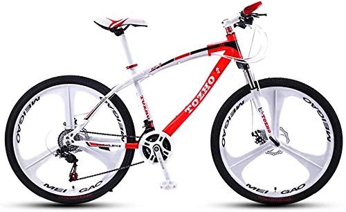 Bicicleta Bicicletas niños, niños de la bici de montaña'S, 24 pulgadas, con absorción de choque, Frenos marco de acero de alto carbono de alta dureza Off-Road Dual Disc edad Hombres Y Mujeres Estudian