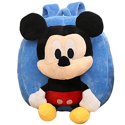 BKJJ Mochilas Infantiles, Mochila para Niña, Mochila de Dibujos Animados para Animales,Mickey Pequeño Mochilas Infantil Linda Mochilas （azul）